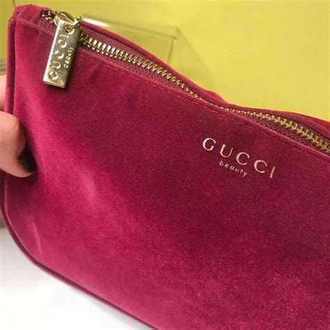 gucci bloom cosmetic case|gucci makeup bag pink velvet.